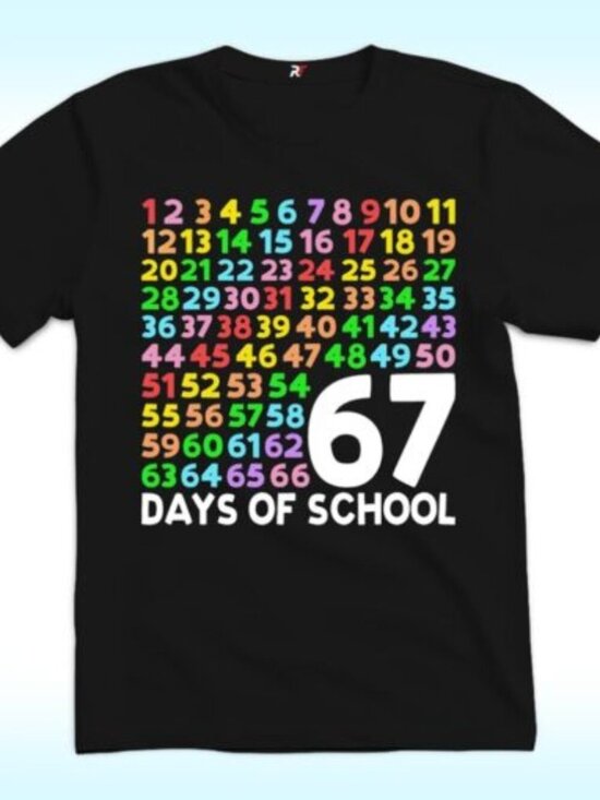 Brooke B Other - 67 Days of School Shirt, Six Seven Meme Unisex T Shirt 73